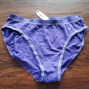 NWT Victoria's Secret Purple Chic Feminine Basic Comfy Cotton Panties Size Small